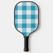 Gingham Pattern Pickleball Schläger (Rückseite)