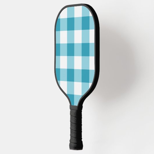 Gingham Pattern Pickleball Schläger (Links)
