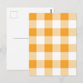 Gingham Pattern Postkarte (Vorne/Hinten)