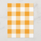 Gingham Pattern Postkarte (Vorderseite)