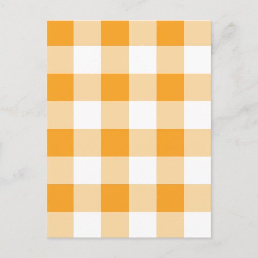 Gingham Pattern Postkarte (Vorderseite)