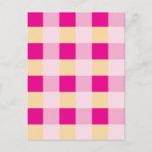 Gingham Pattern Postkarte (Vorderseite)