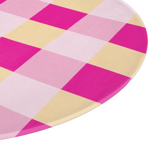 Gingham Pattern Schneidebrett (Ecke)