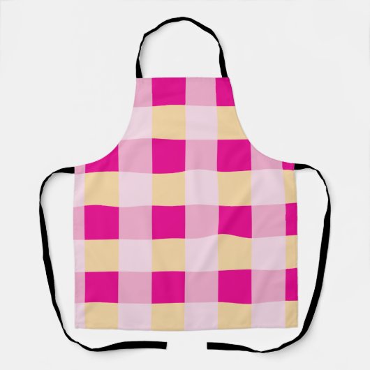 Gingham Pattern Schürze (Vorderseite)