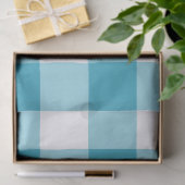 Gingham Pattern Seidenpapier (Geschenk)