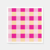 Gingham Pattern Serviette (Vorderseite)