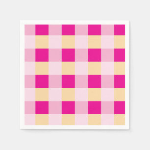 Gingham Pattern Serviette