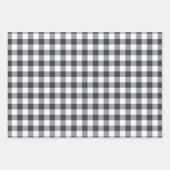 Gingham Pattern Set Fall Holiday Geschenkpapier Set (Vorderseite 3)