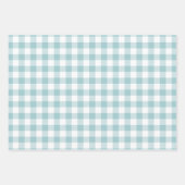 Gingham Pattern Set Fall Holiday Geschenkpapier Set (Vorderseite)