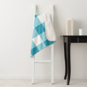 Gingham Pattern Sherpadecke (Beispiel)