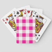 Gingham Pattern Spielkarten (Rückseite)