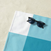 Gingham Pattern Strandtuch (Beispiel)