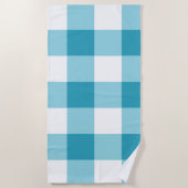 Gingham Pattern Strandtuch (Vorderseite)