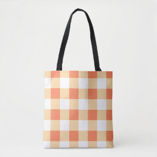 Gingham Pattern Tasche