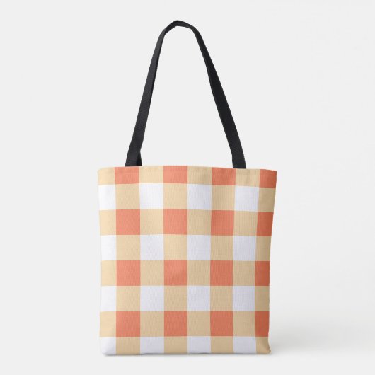 Gingham Pattern Tasche (Rückseite)