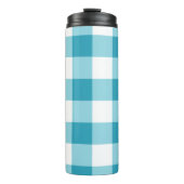 Gingham Pattern Thermosbecher (Vorderseite)