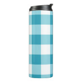 Gingham Pattern Thermosbecher (Nach links gedreht)