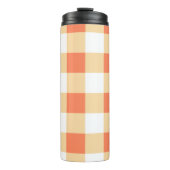 Gingham Pattern Thermosbecher (Vorderseite)