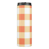Gingham Pattern Thermosbecher (Rückseite)