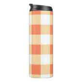 Gingham Pattern Thermosbecher (Nach rechts gedreht)