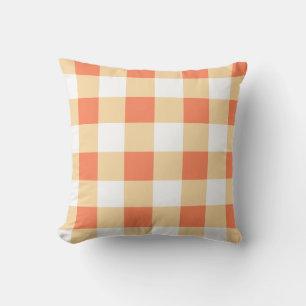 Gingham Pattern Throw Pillow Kissen
