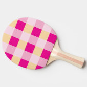 Gingham Pattern Tischtennis Schläger (Seitenansicht)