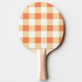 Gingham Pattern Tischtennis Schläger (Rückseite)