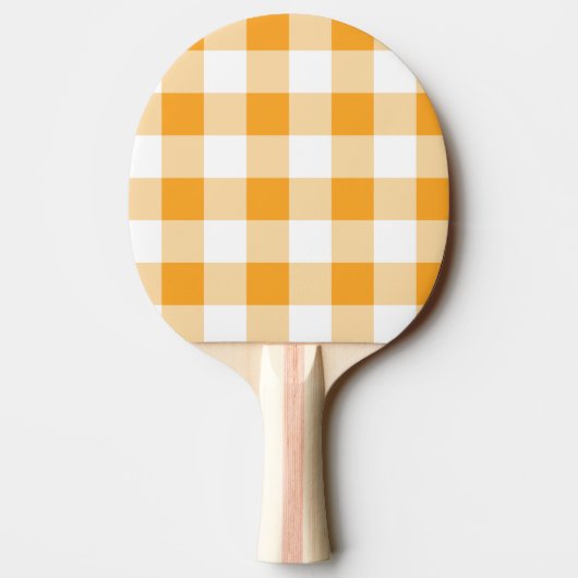 Gingham Pattern Tischtennis Schläger (Rückseite)