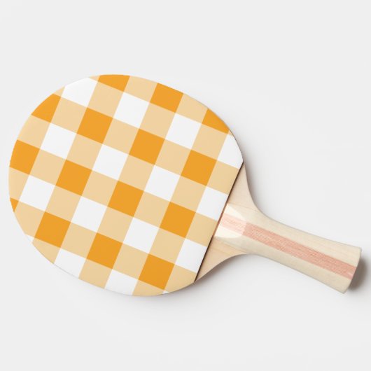 Gingham Pattern Tischtennis Schläger (Seitenansicht)
