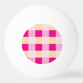 Gingham Pattern Tischtennisball (Rückseite)