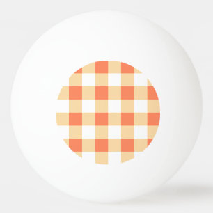 Gingham Pattern Tischtennisball
