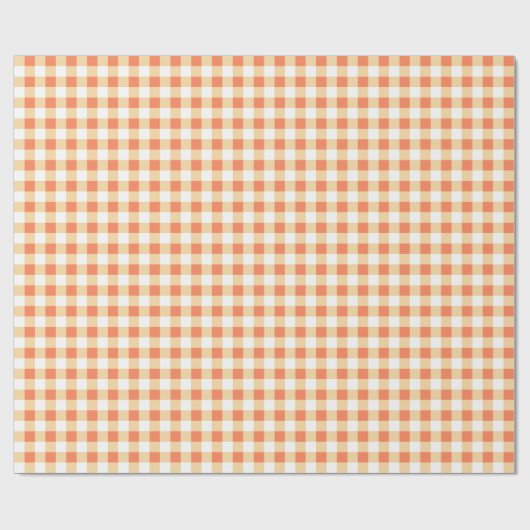 Gingham Pattern Wrapping Paper Geschenkpapier (Flach)