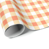 Gingham Pattern Wrapping Paper Geschenkpapier (Rolleneckpunkt)