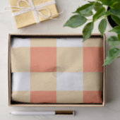 Gingham Pattern Wrapping Paper Seidenpapier (Geschenk)