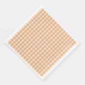 Gingham: Peachy Serviette (Ecke)