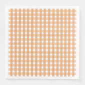 Gingham: Peachy Serviette (Vorderseite)