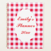 Gingham personalisieren  planer (Vorderseite)