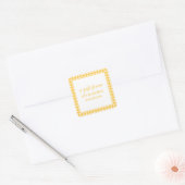 Gingham Personalisiert Gift Stickers (Umschlag)