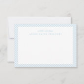 Gingham-personalisierte Kinderwarenhandlung (Vorderseite)