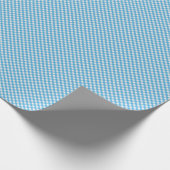 Gingham Personalized Gift Tags Geschenkpapier (Ecke)