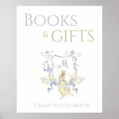 Gingham Peter der Rabbit Baby Books Geschenkzeiche Poster (Vorne)