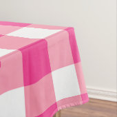 Gingham Pink Design Tischdecke (Beispiel)
