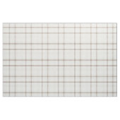 Gingham plaid neutral coffee latte stripes  stoff (Fat Quarter (45,7 x 55,9 cm))