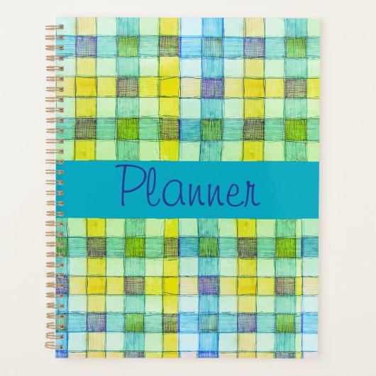Gingham Planner Planer (Vorderseite)