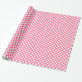 Gingham Print Glossham Print Glossy Wrapping Paper Geschenkpapier (Ungerollt)