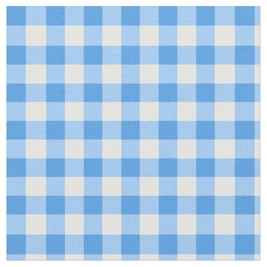 Gingham-Prüfmuster| blau und weiß Stoff (Nahaufnahme)