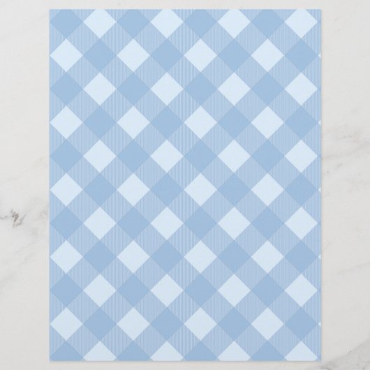 Gingham Recipe Binder Tab Fügeteiler (Rückseite)