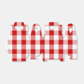 Gingham Red and White Karos Kariert Party Wedding Geschenkschachtel (Ungefaltet)