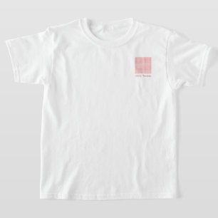 Gingham Rezepte Roségingham-Karo Niedlich Feminine T-Shirt