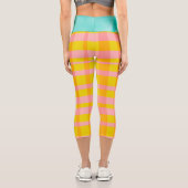 Gingham roink capri leggings (Rückseite)
